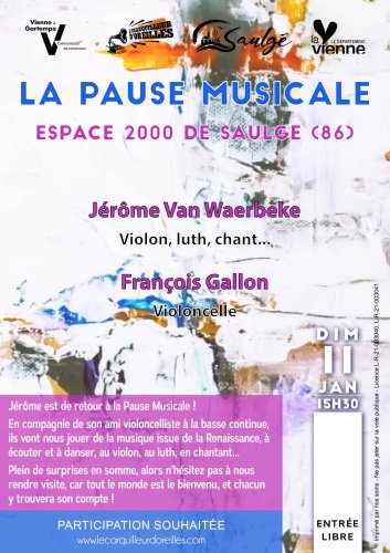 Pause Musicale - Espace 2000 de Saulgé - 15h30