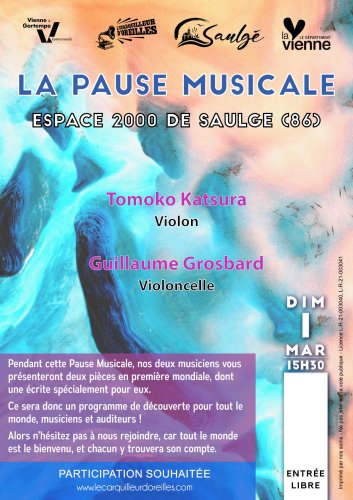 Pause Musicale - Espace 2000 de Saulgé - 15h30