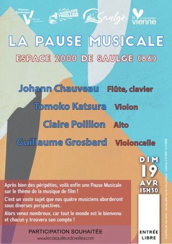 Pause Musicale - Espace 2000 de Saulgé - 15h30