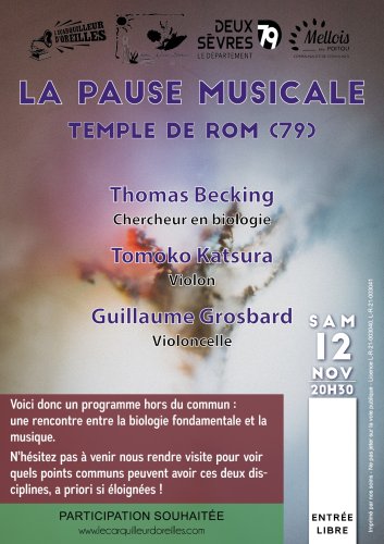 Pause Musicale - Temple de Rom (79) - 20h30