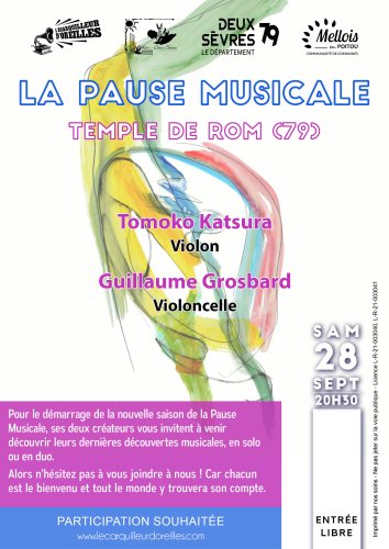 Pause Musicale - Temple de Rom (79) - 20h30