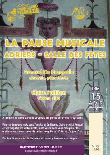 Pause Musicale - Salle des Fêtes d'Adriers (86) - 15h30