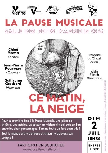 Pause Musicale - Salle des fêtes d'Adriers (86) - 15h30