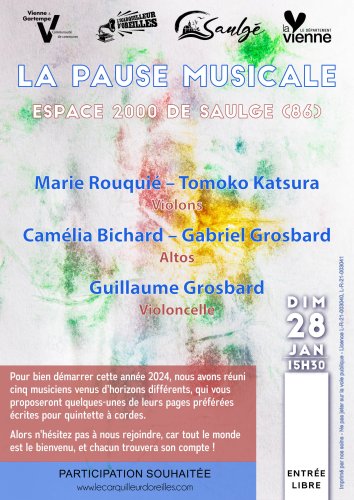 Pause Musicale - Espace 2000 de Saulgé (86) - 15h30